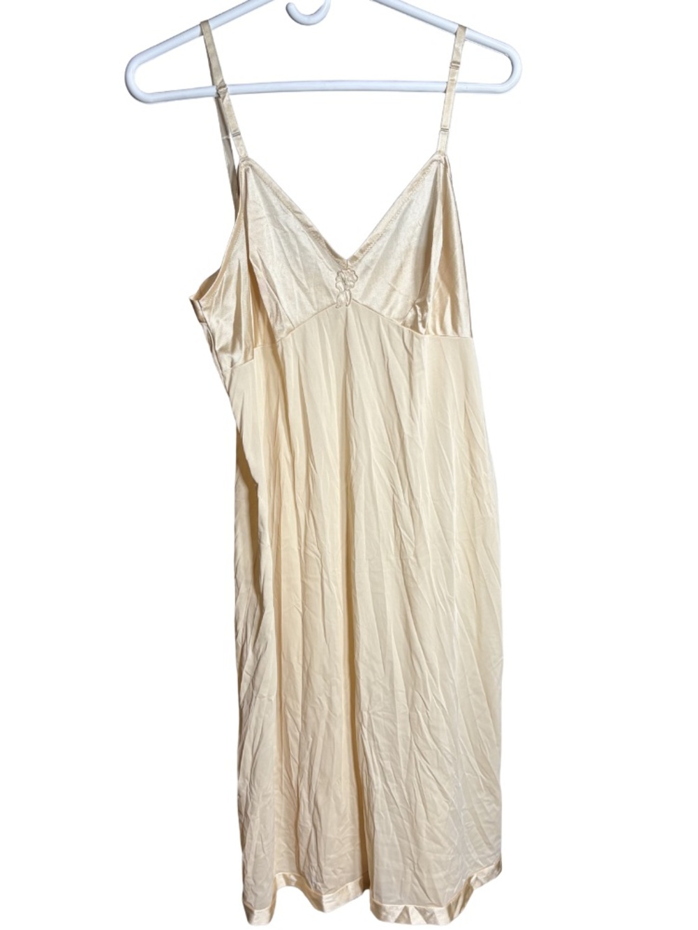 Vintage Vanity Fair Champagne Full Slip Size 40 L